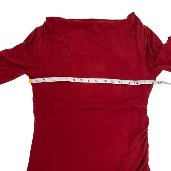 Patagonia seabreaks dress Asymmetrical Draped Neck 3/4 Sleeve Dress M Organic - Picture 8 of 10